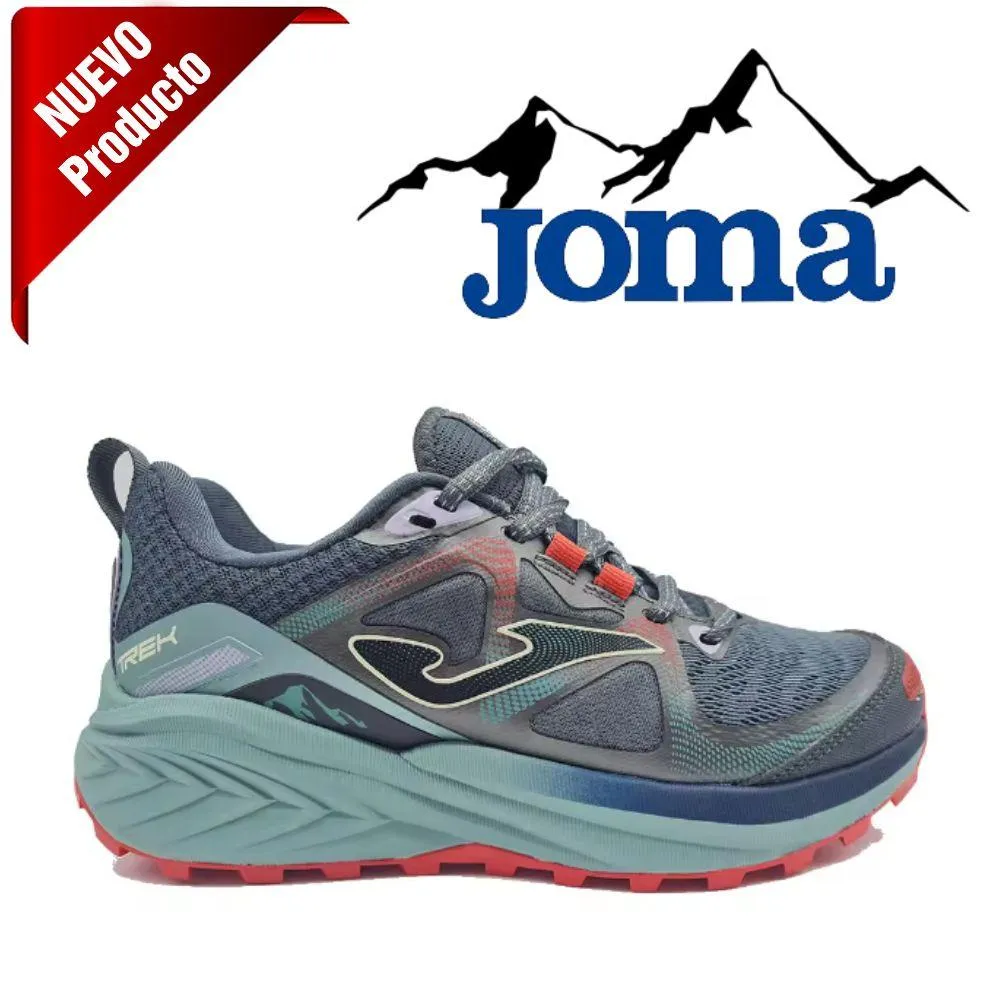 ZAPATILLAS TRAIL JOMA TREK LADY 2421. Grey
