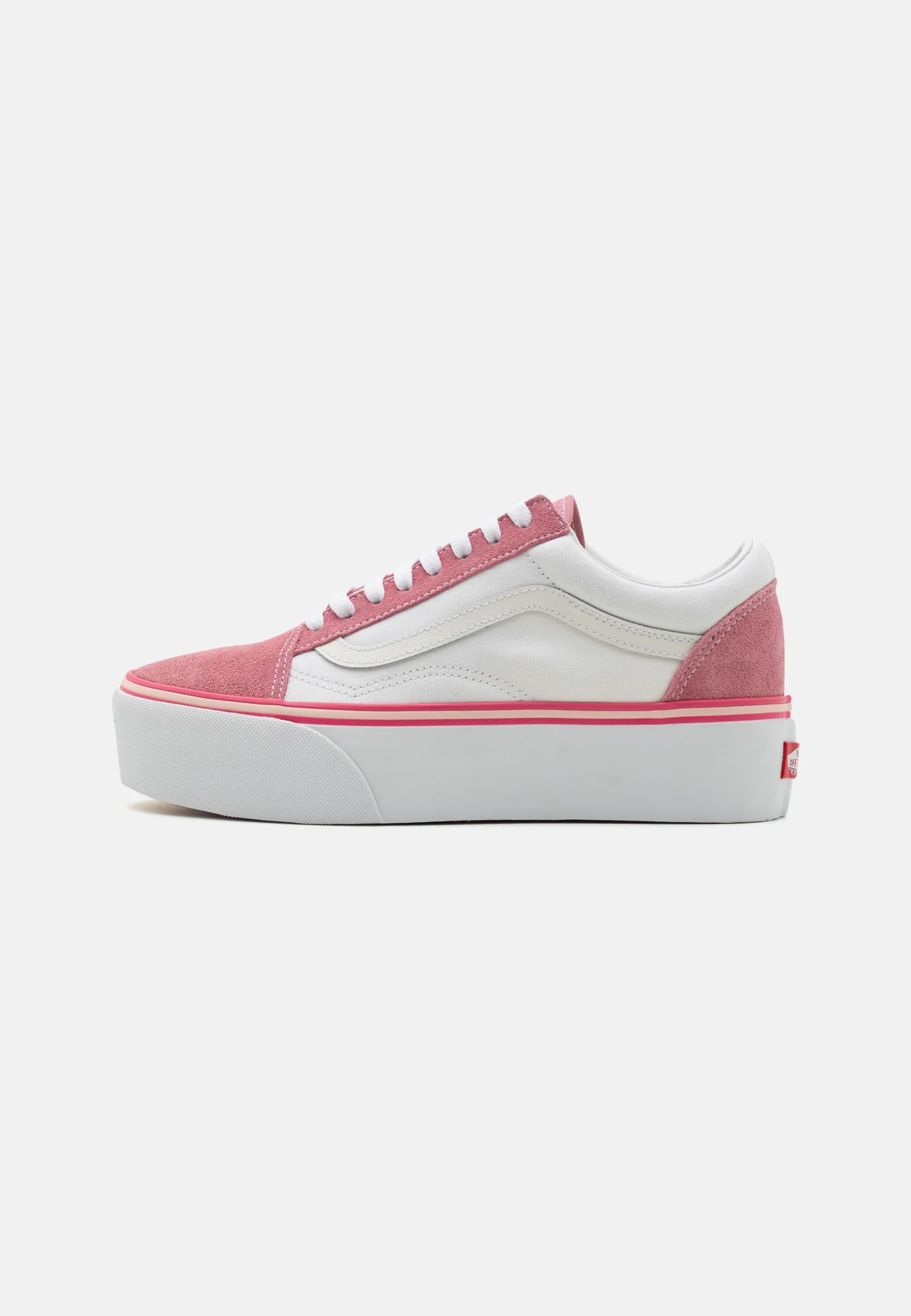 ZAPATILLAS VANS CóMODAS MUJER OLD SKOOL STACKFORM REFVN0009PZ4481 BLOCK MULTIROSA Y BLANCO