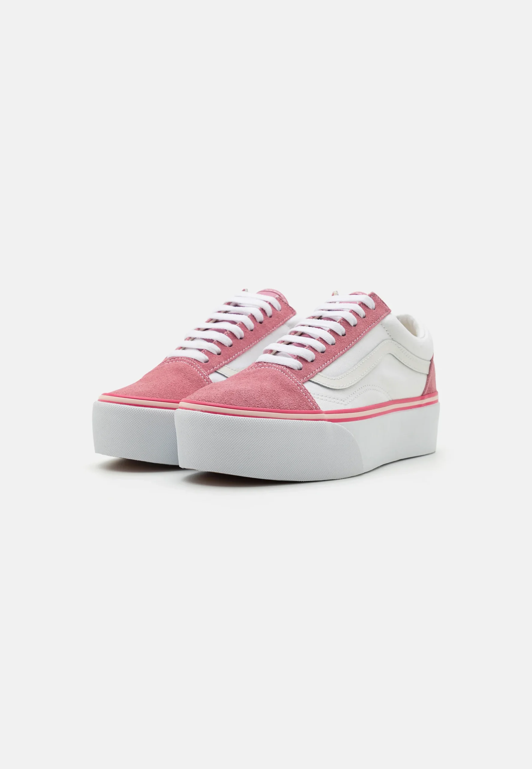 ZAPATILLAS VANS CóMODAS MUJER OLD SKOOL STACKFORM REFVN0009PZ4481 BLOCK MULTIROSA Y BLANCO