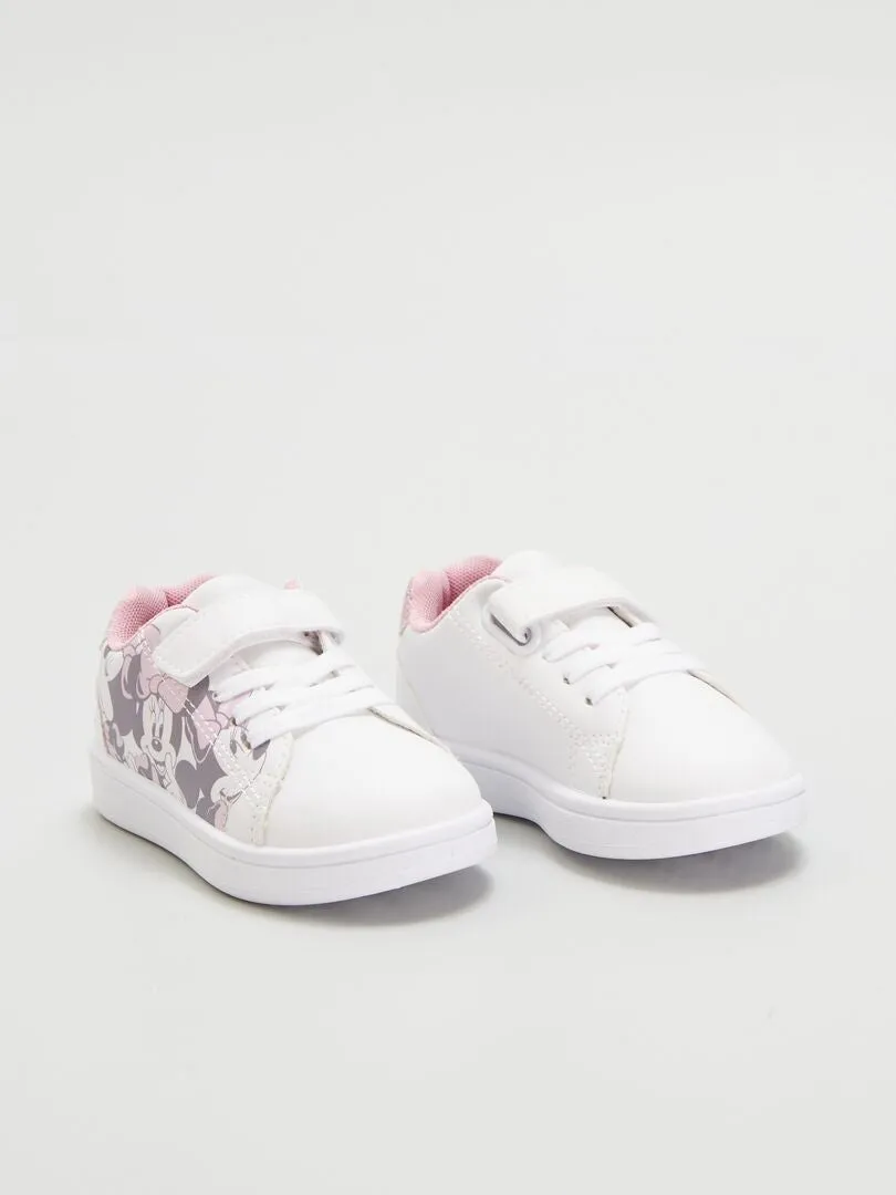 ZAPATILLAS 'MINNIE' CON VELCRO  BLANCO