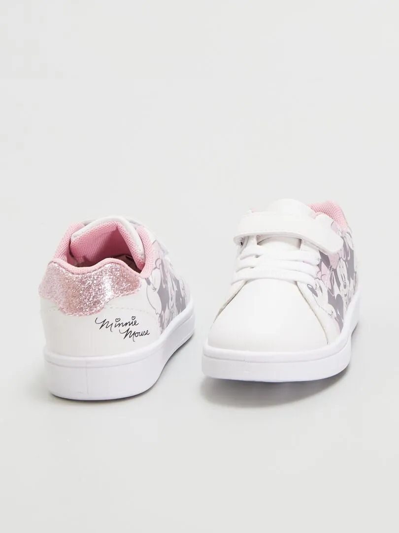 ZAPATILLAS 'MINNIE' CON VELCRO  BLANCO