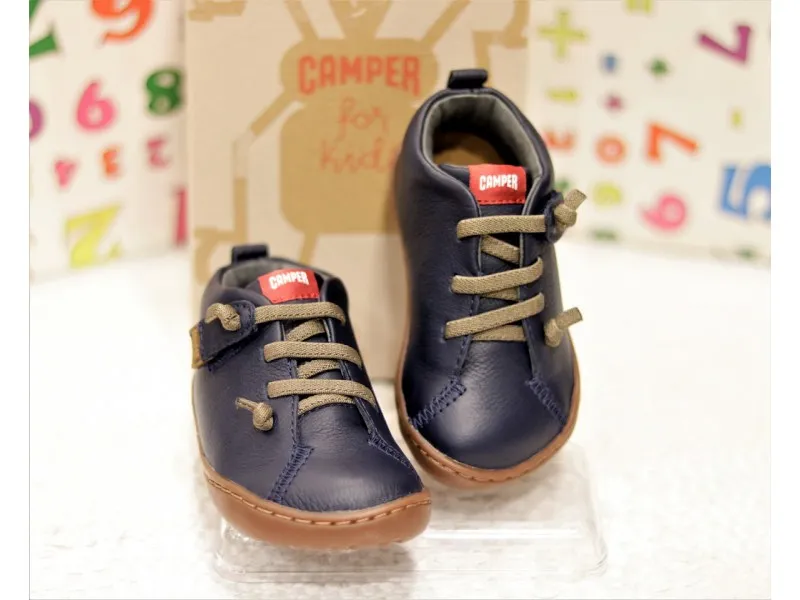 ZAPATO CORDONES ELÁSTICOS CAMPER 80153 EN COLOR MARINO