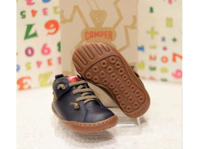 ZAPATO CORDONES ELÁSTICOS CAMPER 80153 EN COLOR MARINO