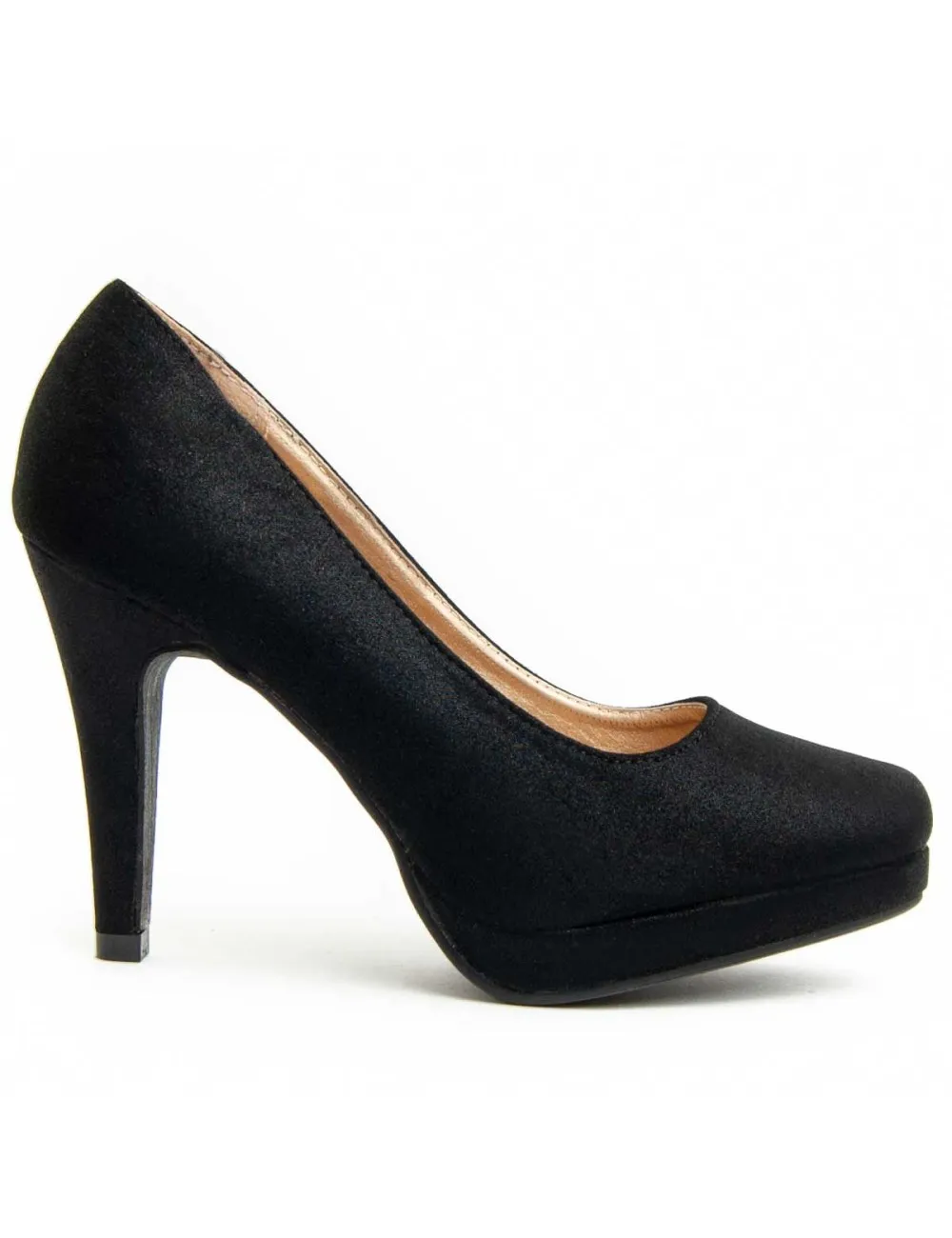 Zapato De Tacón Para Mujer.  Montevita  Unne5  91268 Negro