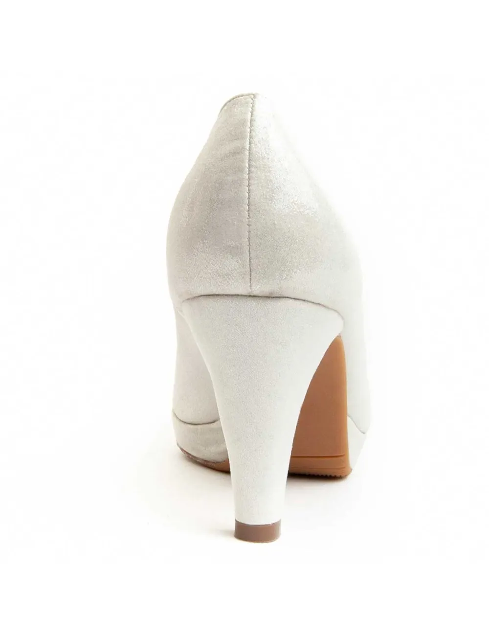 Zapato De Tacón Para Mujer.  Montevita  Unne65  92367 Plateado