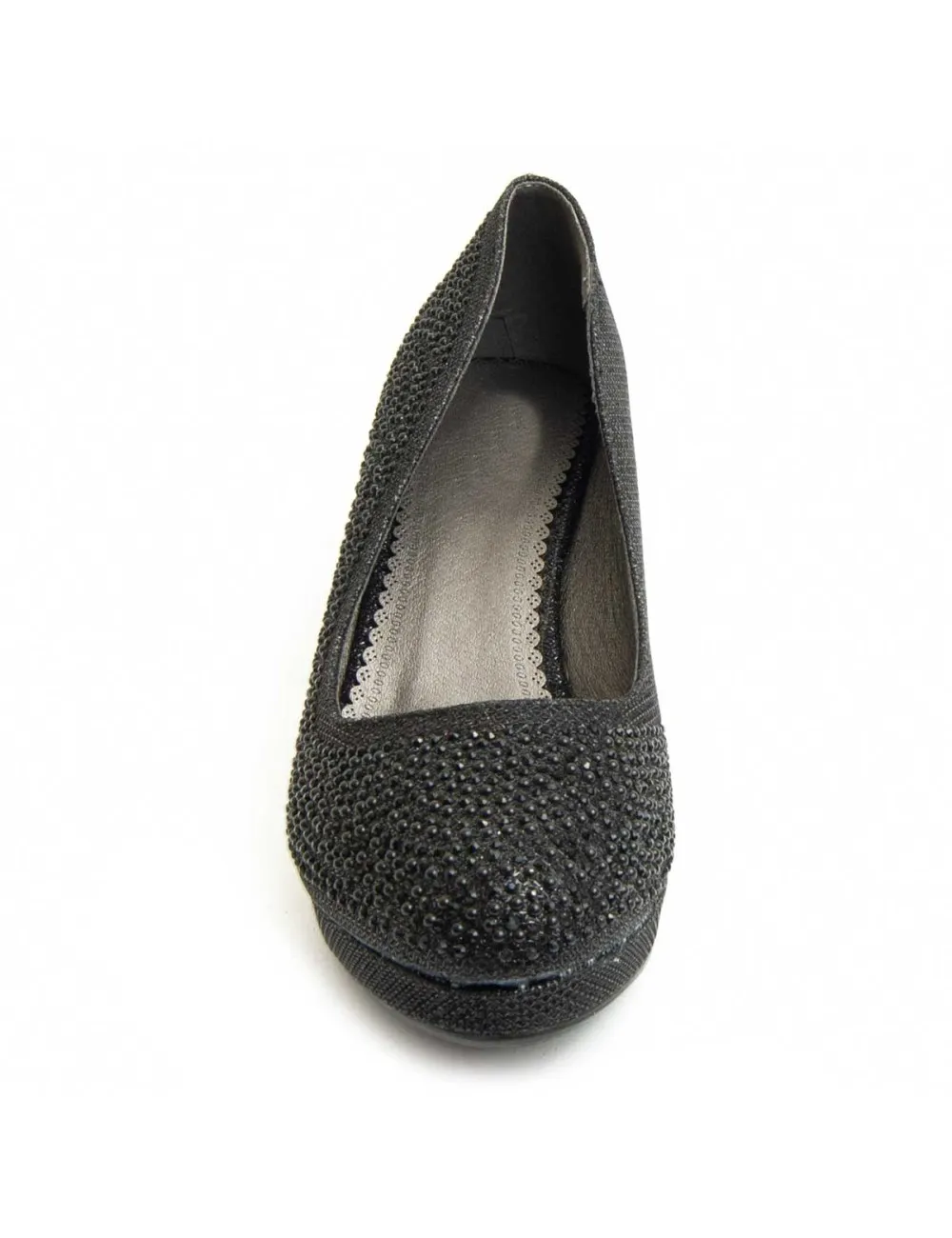 Zapato De Tacón Para Mujer.  Montevita  Unne79  92397 Negro