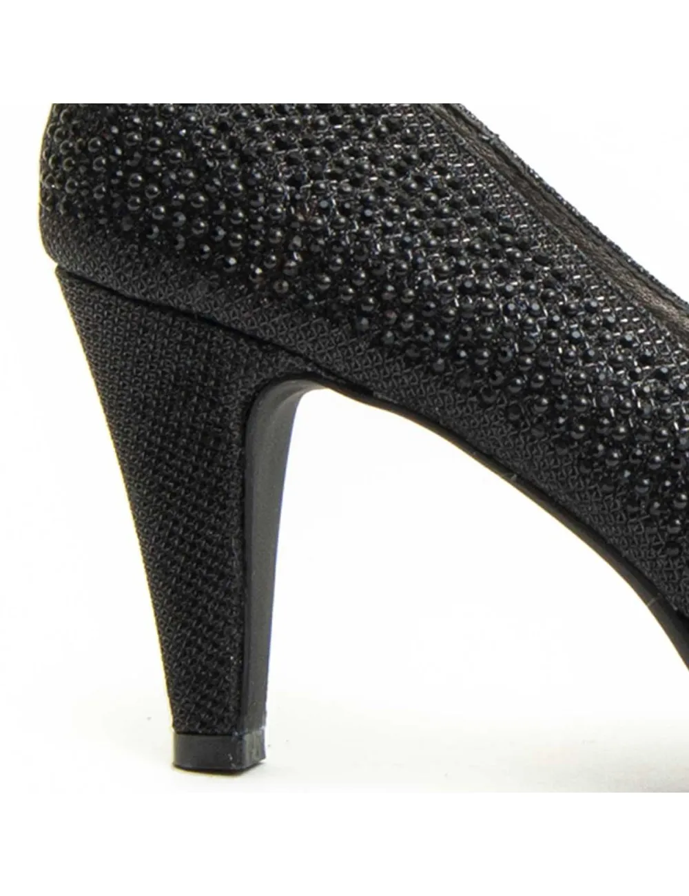 Zapato De Tacón Para Mujer.  Montevita  Unne79  92397 Negro