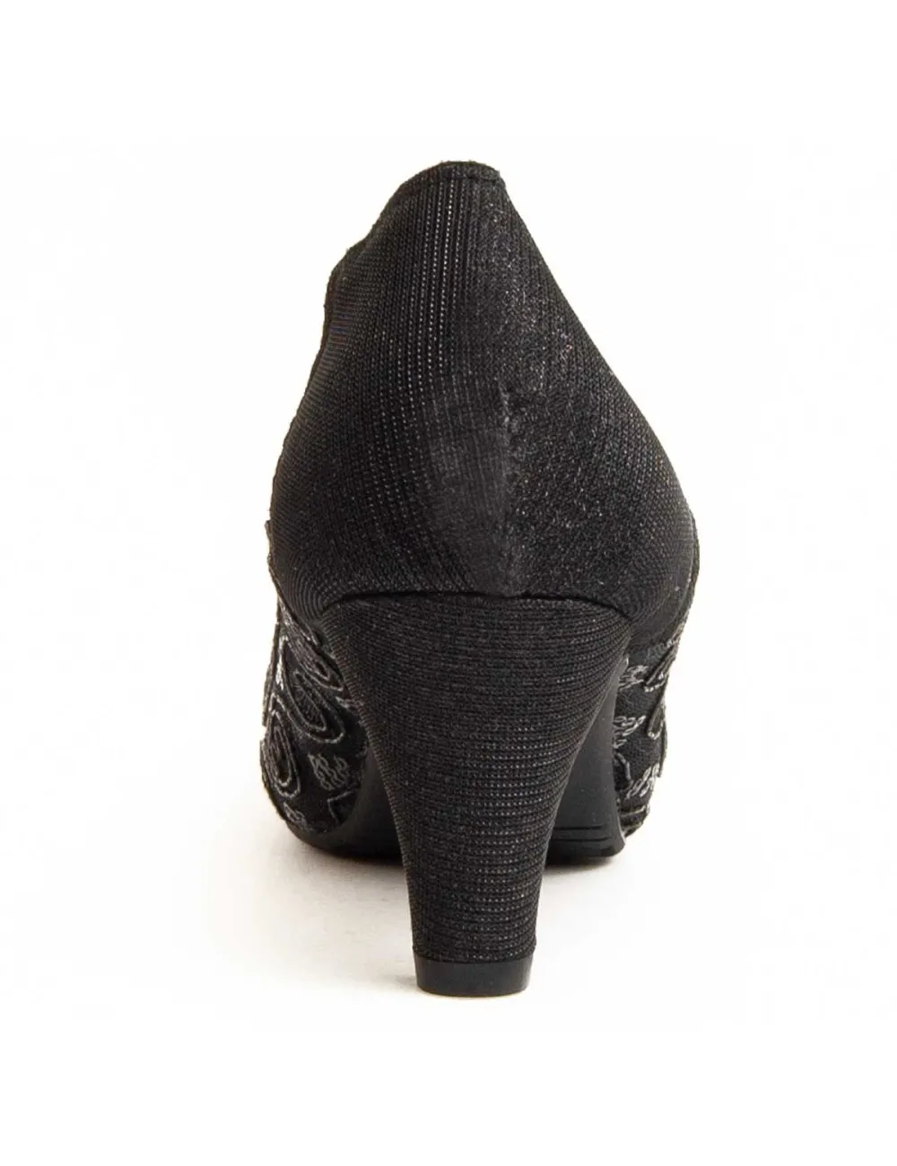 Zapato De Tacón Para Mujer.  Montevita  Unnecebapas  92336 Negro