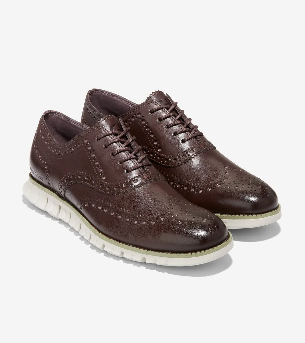 Zapato Oxford Clásico con Detalles y Cordones de Hombre | ZERØGRAND Wingtip Oxford