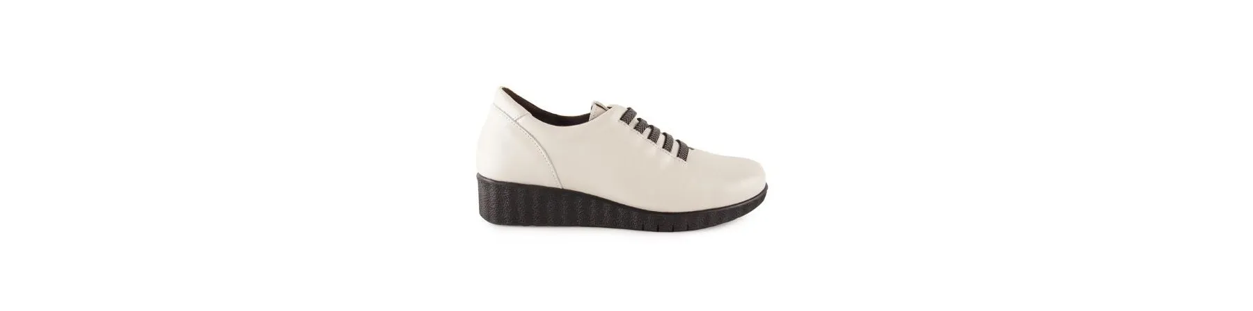 ZAPATOS CONFORT MUJER BLANCOS MOD. EGIPTO HIELO