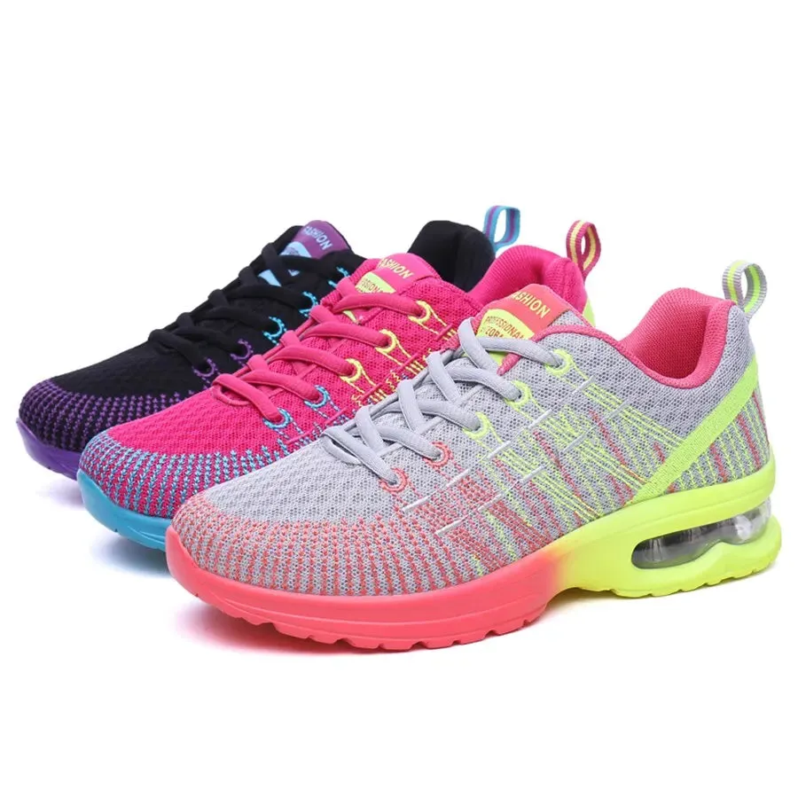 Zapatos correr con cámara de aire para mujer