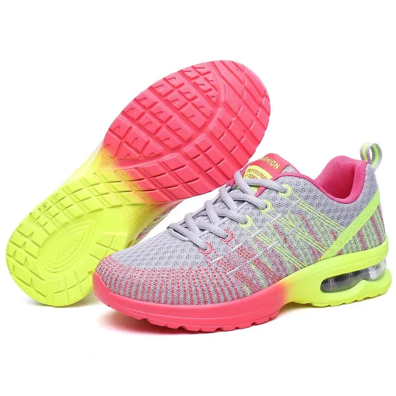Zapatos correr con cámara de aire para mujer