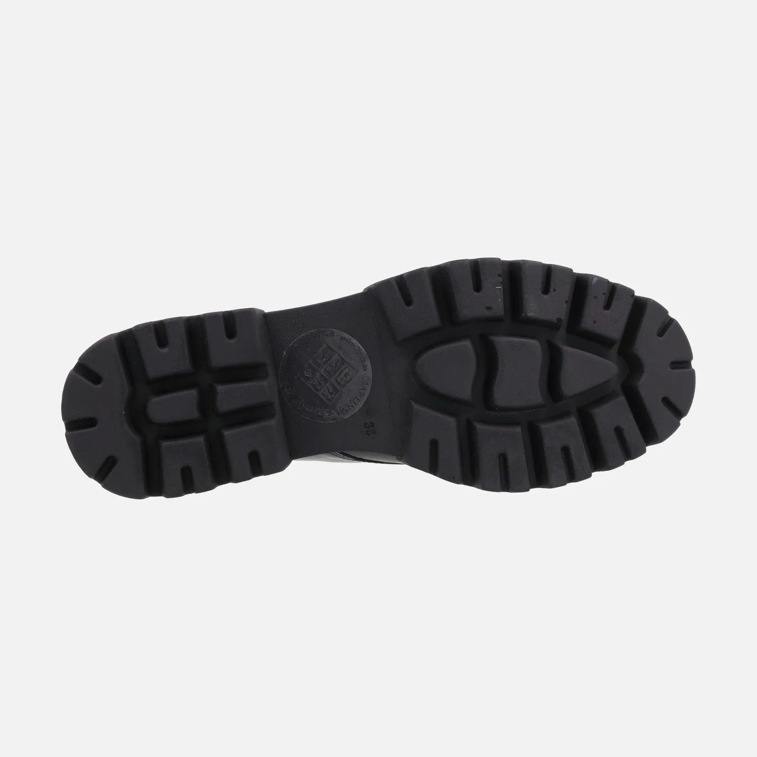 Zapatos de cordones con piso de goma para mujer