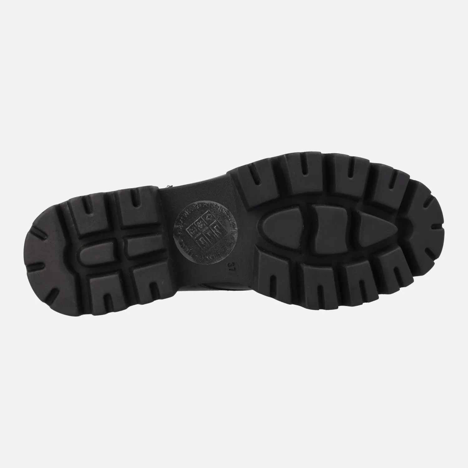 Zapatos de cordones con piso de goma para mujer