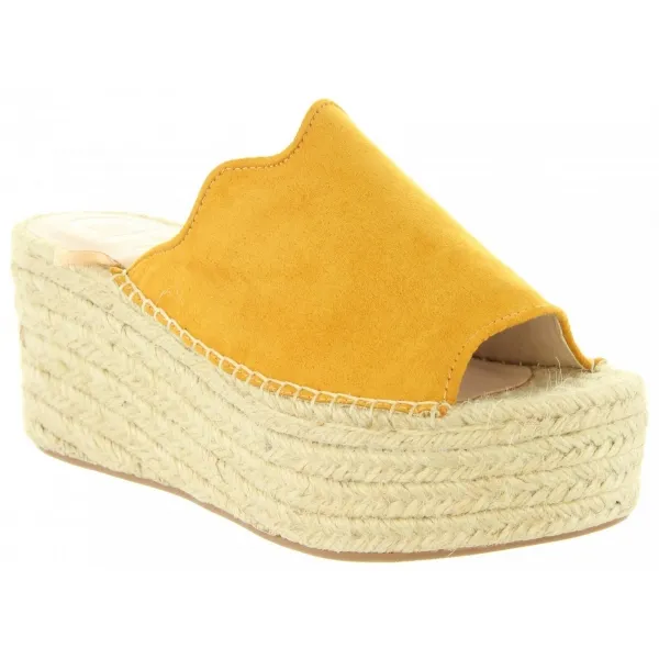 ZAPATOS DE CUñA DE MUJER CHIKA10 VALERIA 05 AMARILLMOSTZ