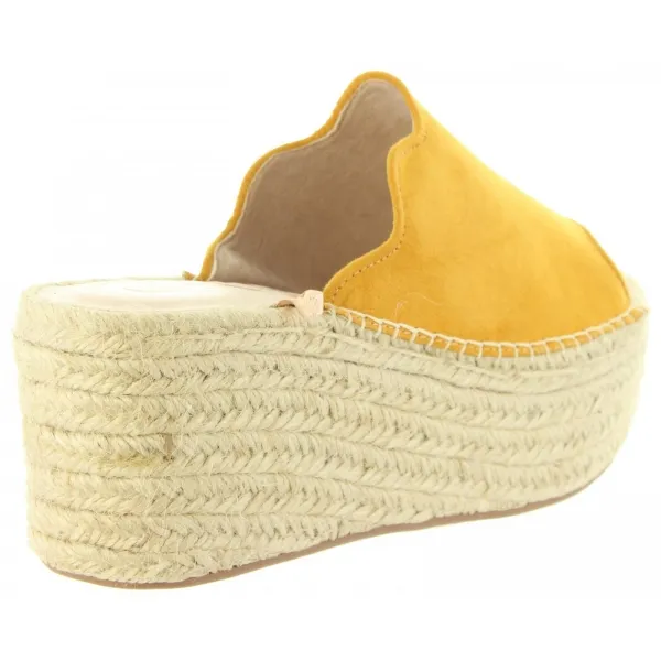 ZAPATOS DE CUñA DE MUJER CHIKA10 VALERIA 05 AMARILLMOSTZ