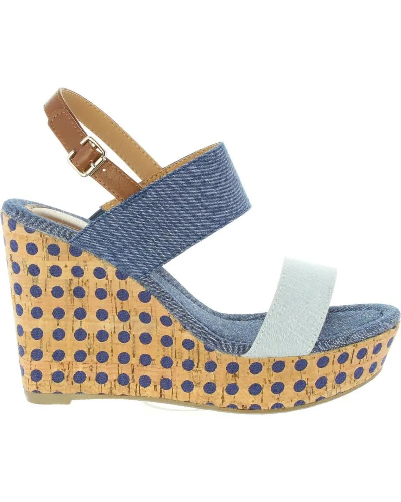 ZAPATOS DE CUñA DE MUJER URBAN 385913B6600 LIGHT BLUEBLUE