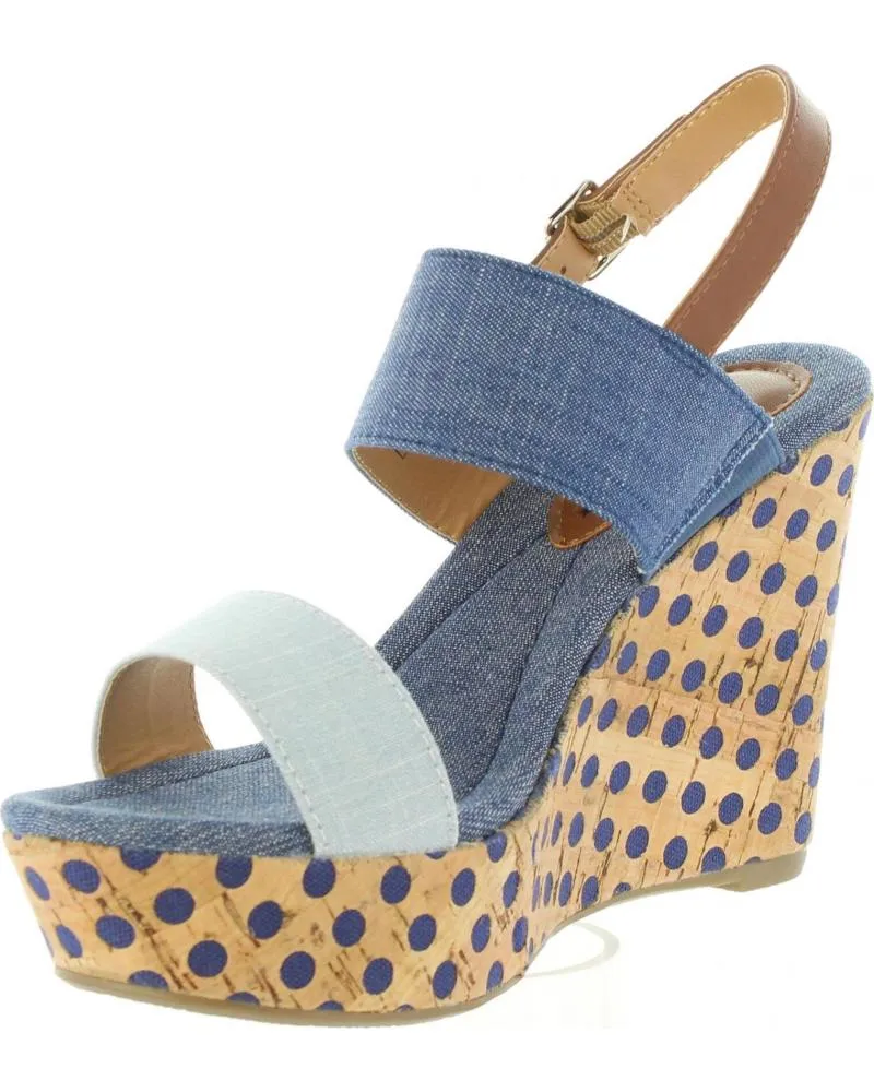 ZAPATOS DE CUñA DE MUJER URBAN 385913B6600 LIGHT BLUEBLUE