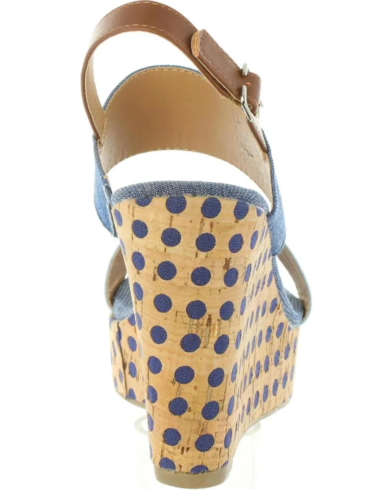 ZAPATOS DE CUñA DE MUJER URBAN 385913B6600 LIGHT BLUEBLUE