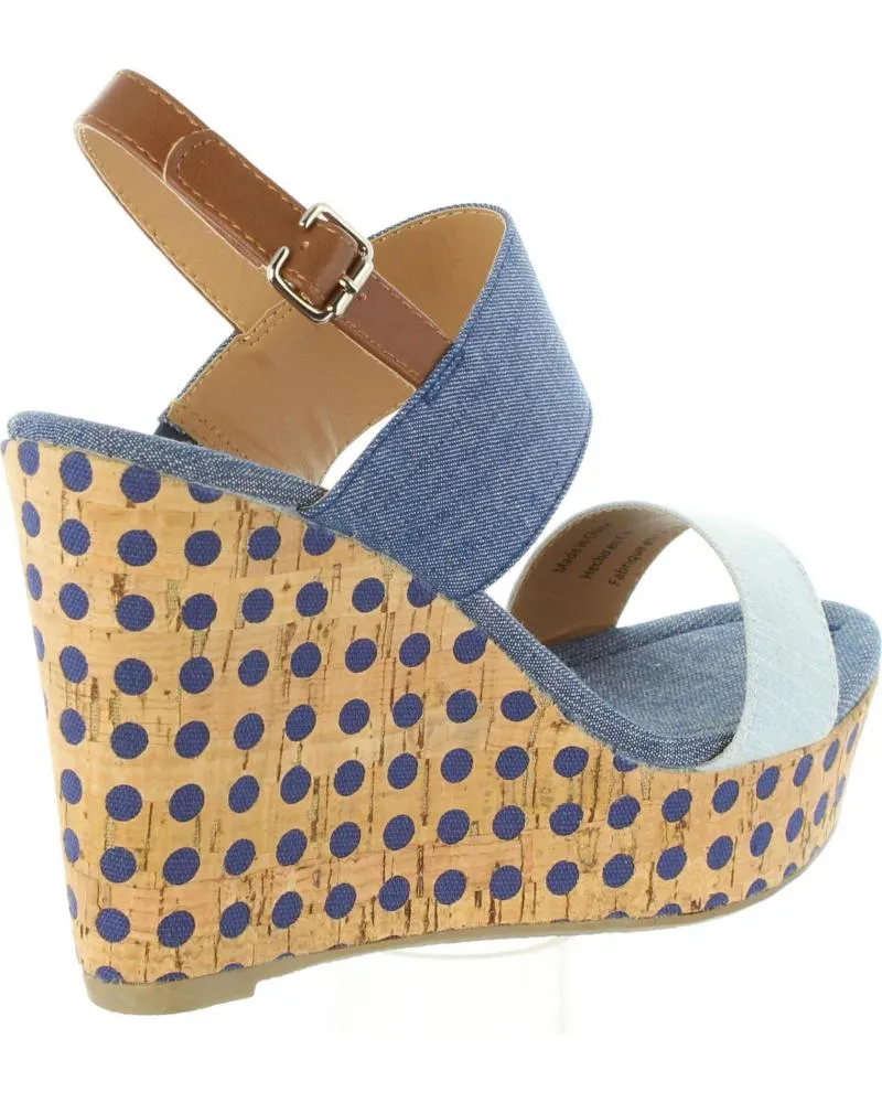 ZAPATOS DE CUñA DE MUJER URBAN 385913B6600 LIGHT BLUEBLUE