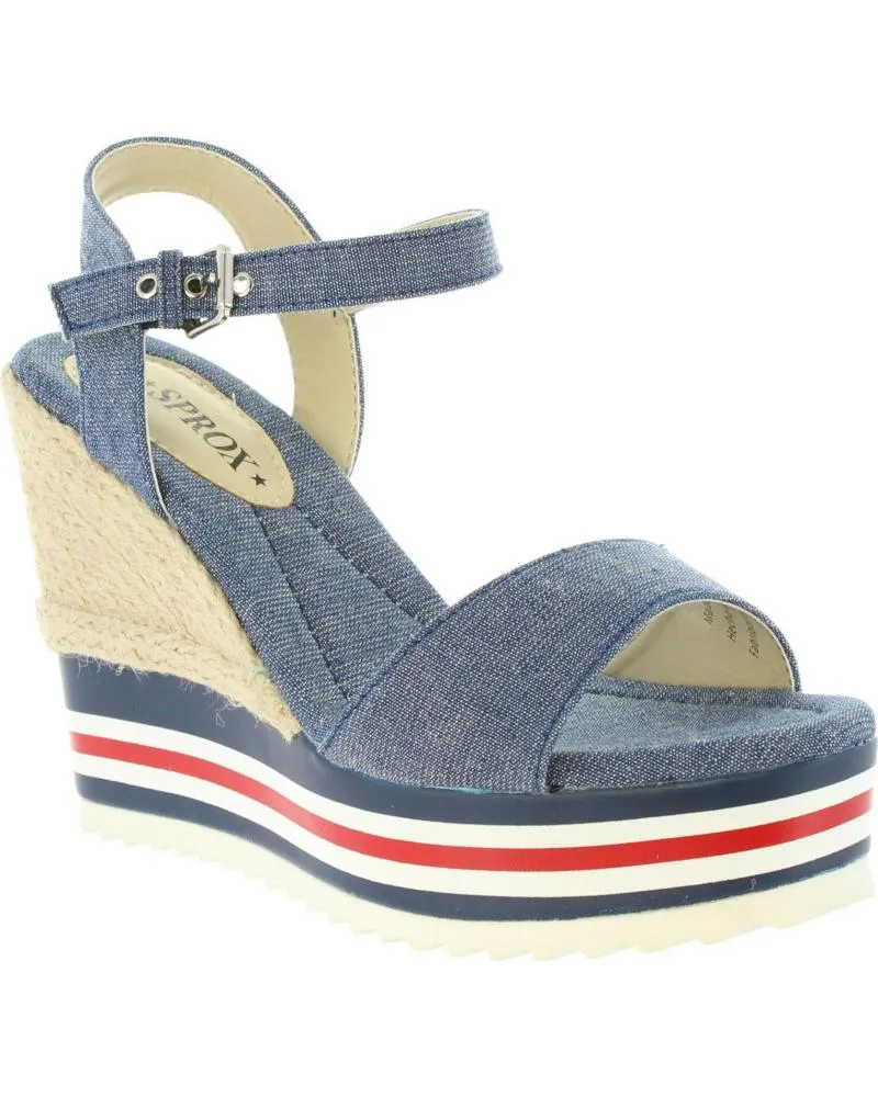 ZAPATOS DE CUñA DE MUJER URBAN 389963B6600 NAVY