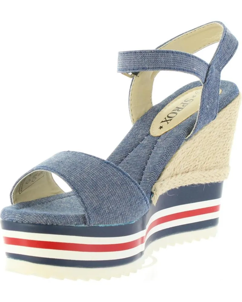 ZAPATOS DE CUñA DE MUJER URBAN 389963B6600 NAVY