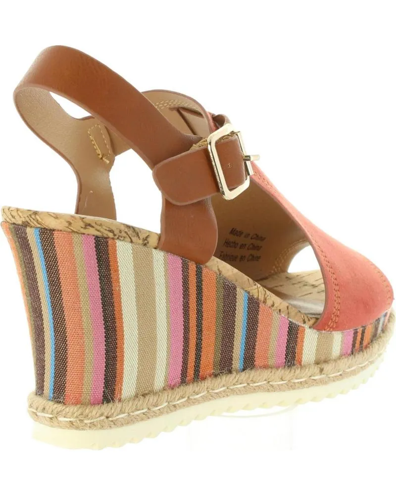 ZAPATOS DE CUñA DE MUJER URBAN 391663B6600 NATURAL