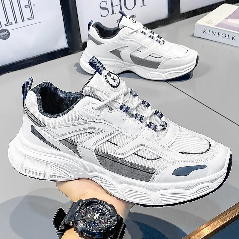 Zapatos de envío gratis para hombres 2024 Summer Nuevos zapatos deportivos tendencia de moda de alumno