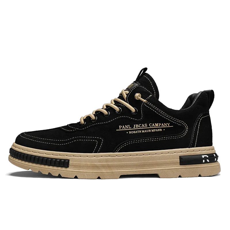 Zapatos de hombres de venta caliente para hombres cómodos zapatos casuales transpirables zapatillas livianas gris negro blanco 3