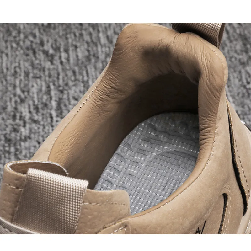 Zapatos de hombres de venta caliente para hombres cómodos zapatos casuales transpirables zapatillas livianas gris negro blanco 3