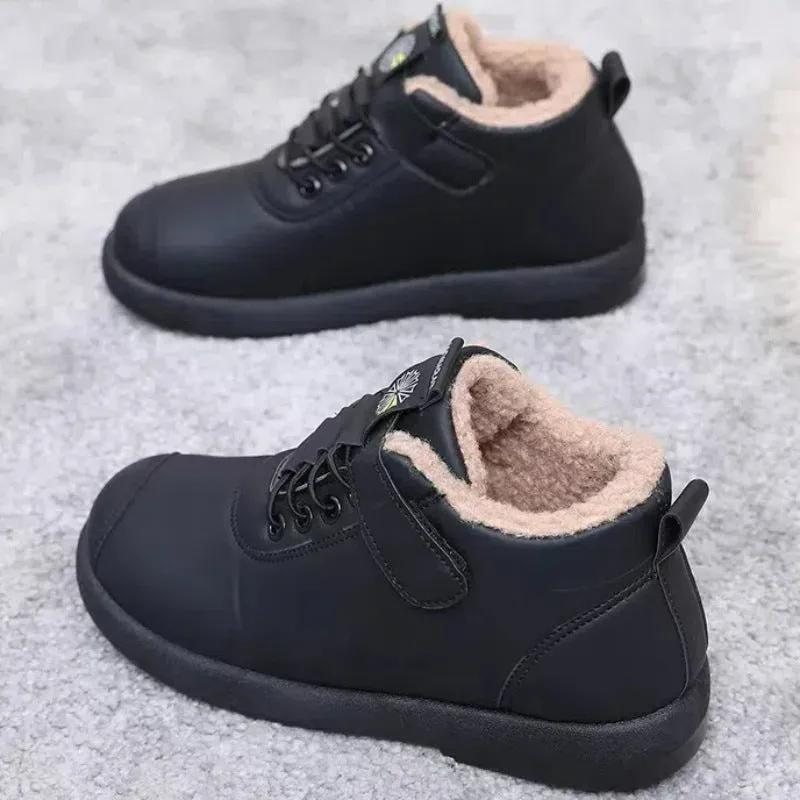 Zapatos de piel de algodón para mujer (paraguas)