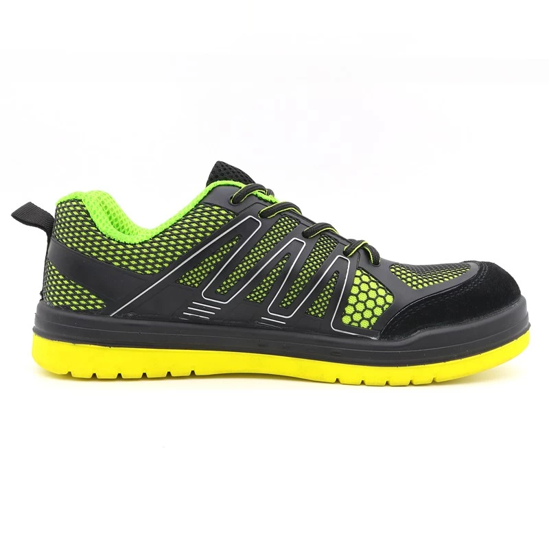 Zapatos de seguridad deportivos CE con resistencia al deslizamiento de aceite superior TM287 KPU con punta compuesta