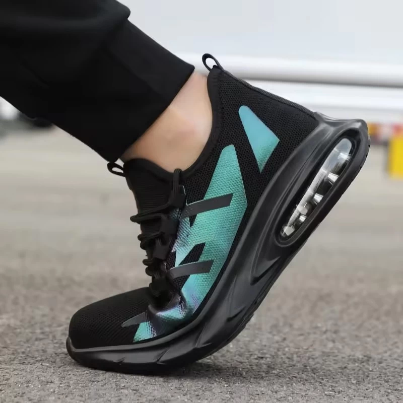 Zapatos de seguridad deportivos de moda antipinchazos con punta de acero TM3237