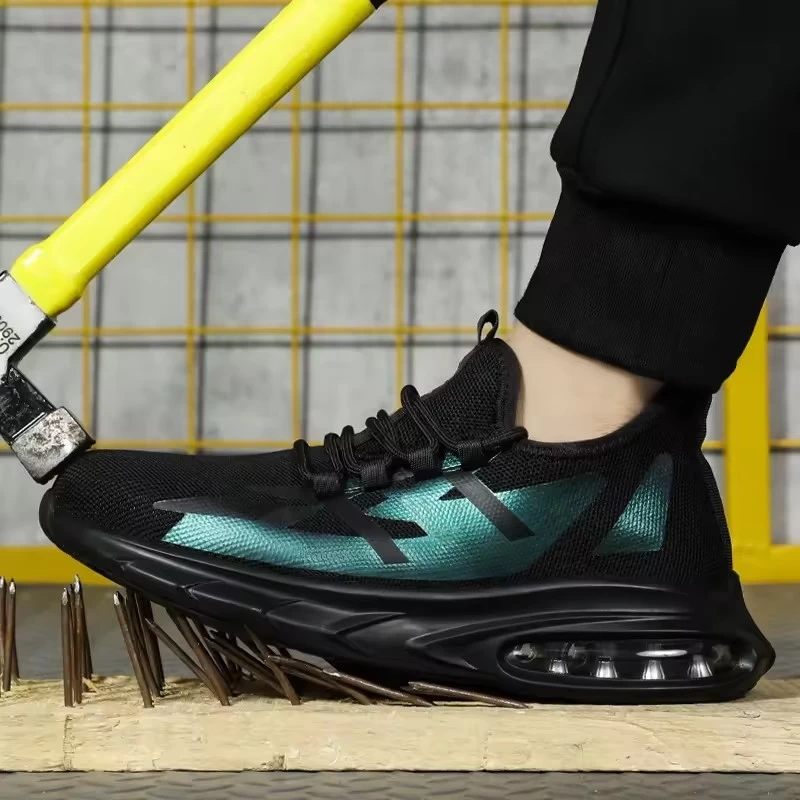 Zapatos de seguridad deportivos de moda antipinchazos con punta de acero TM3237