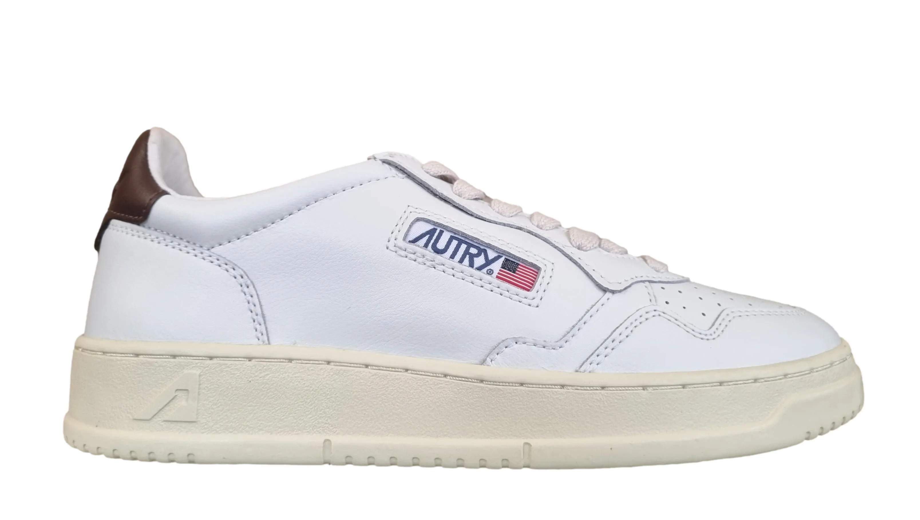 ZAPATOS DEPORTIVOS AUTRY MEDALLISTAS PARA HOMBRE EN PIEL AULM LL53 BLANCOMARRóN