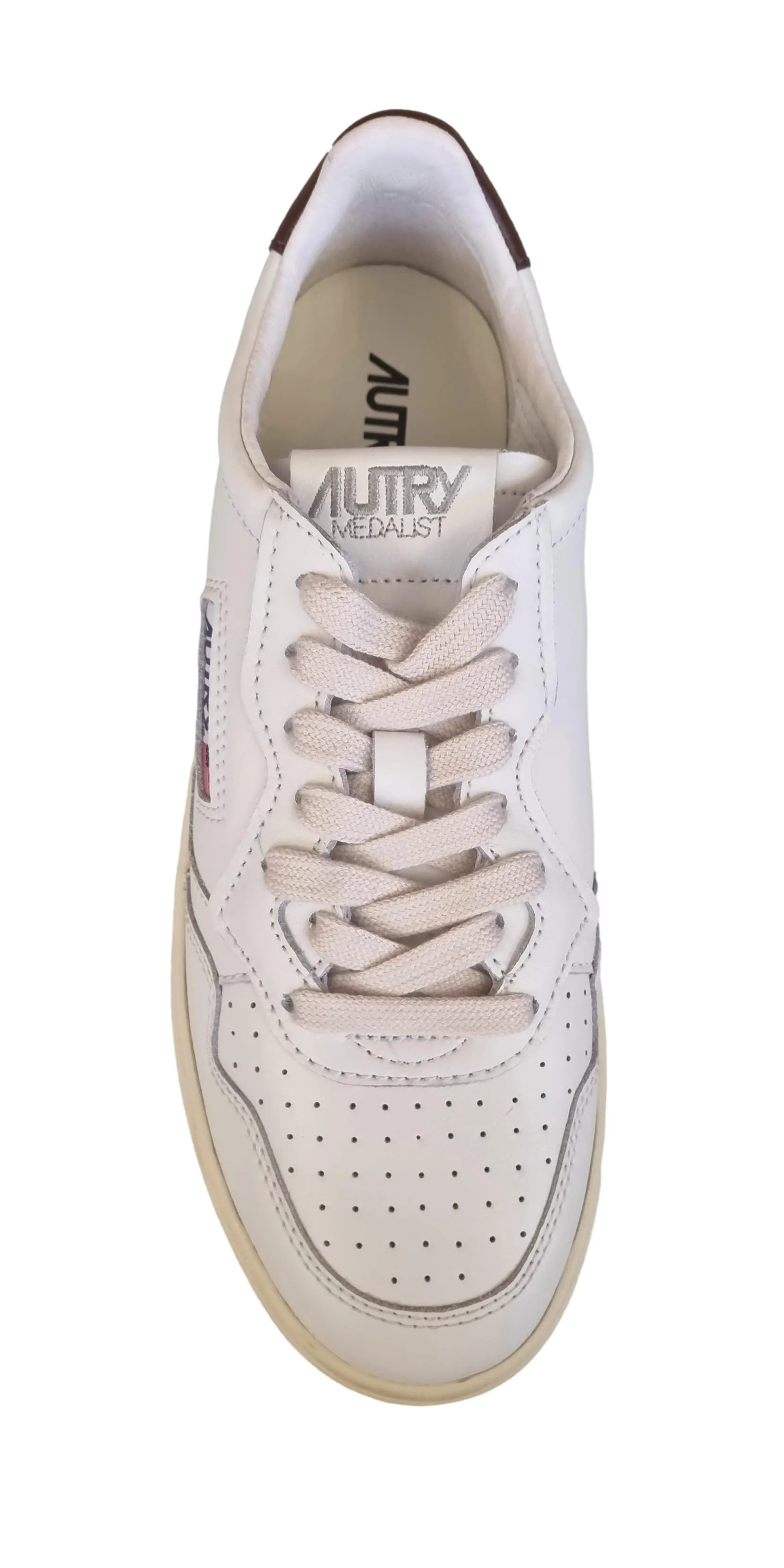 ZAPATOS DEPORTIVOS AUTRY MEDALLISTAS PARA HOMBRE EN PIEL AULM LL53 BLANCOMARRóN