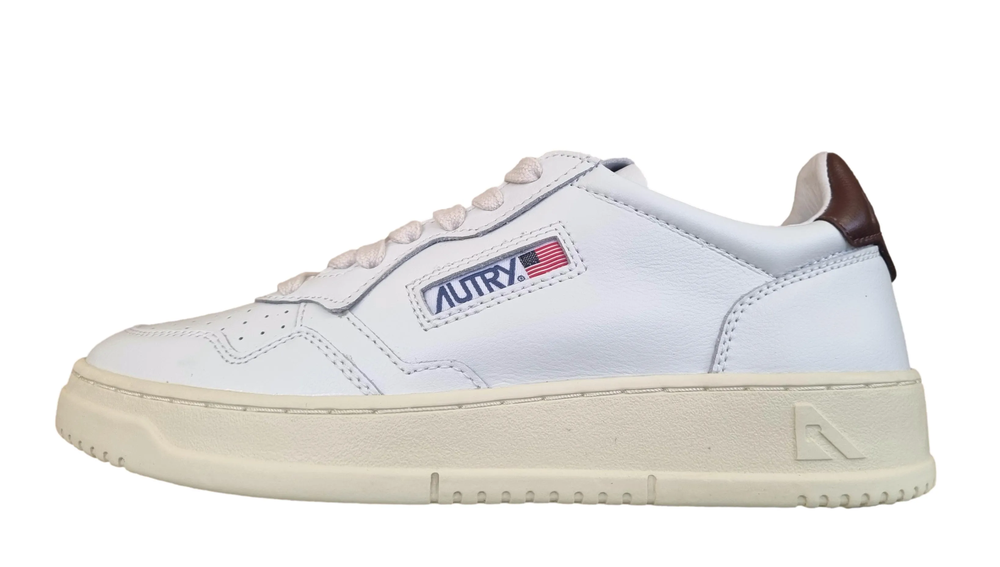 ZAPATOS DEPORTIVOS AUTRY MEDALLISTAS PARA HOMBRE EN PIEL AULM LL53 BLANCOMARRóN