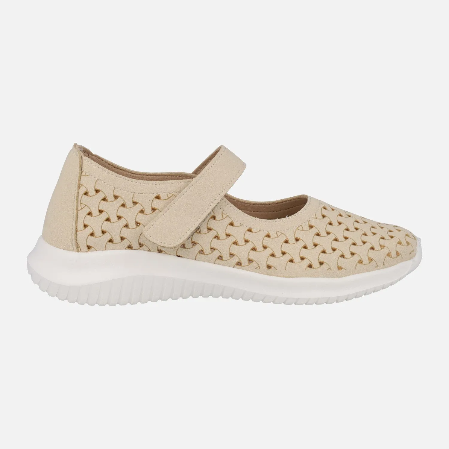 Zapatos deportivos con velcro estilo mercedes Ecoligeros Isa