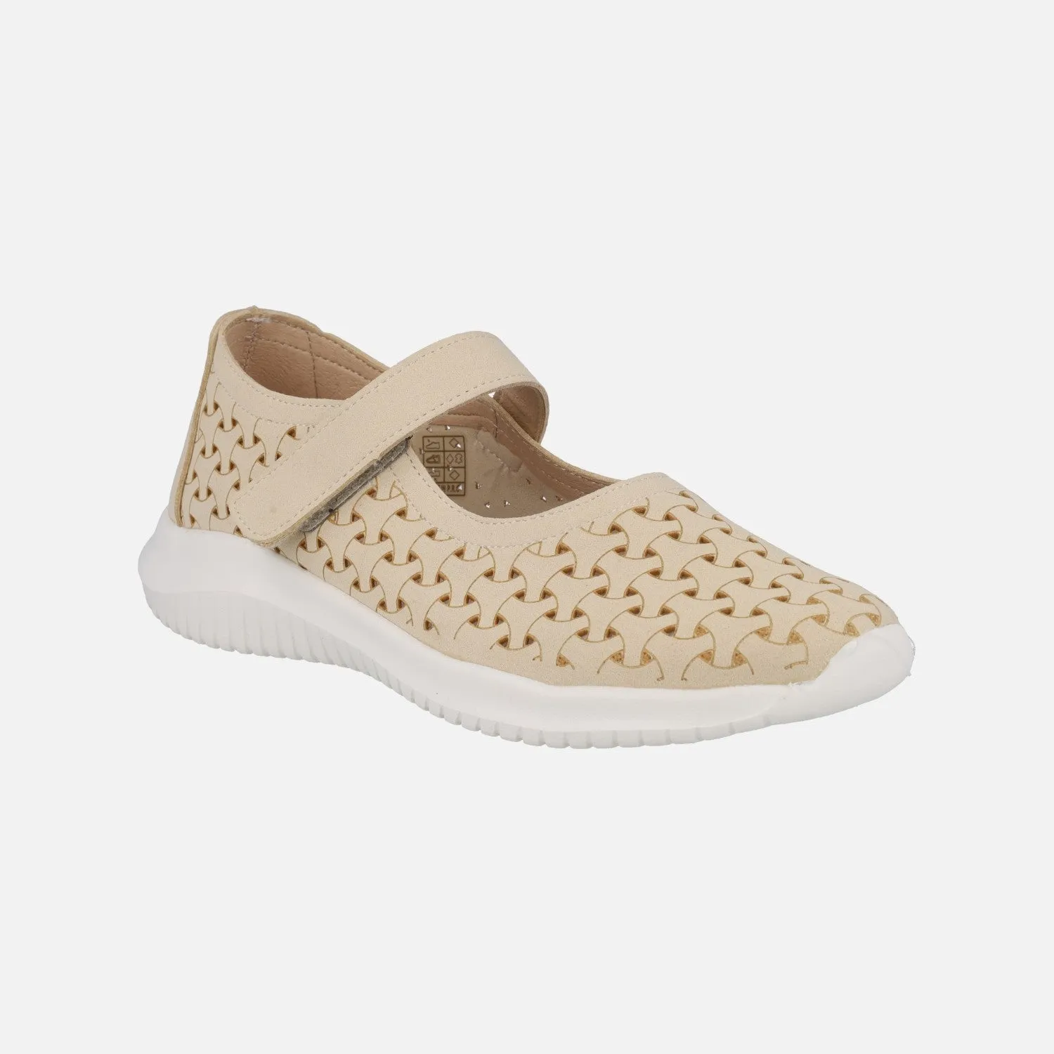 Zapatos deportivos con velcro estilo mercedes Ecoligeros Isa