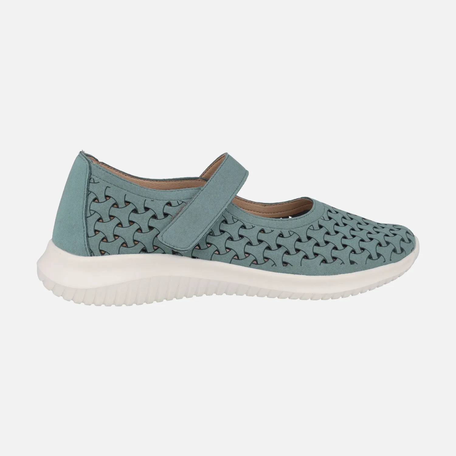 Zapatos deportivos con velcro estilo mercedes Ecoligeros Isa