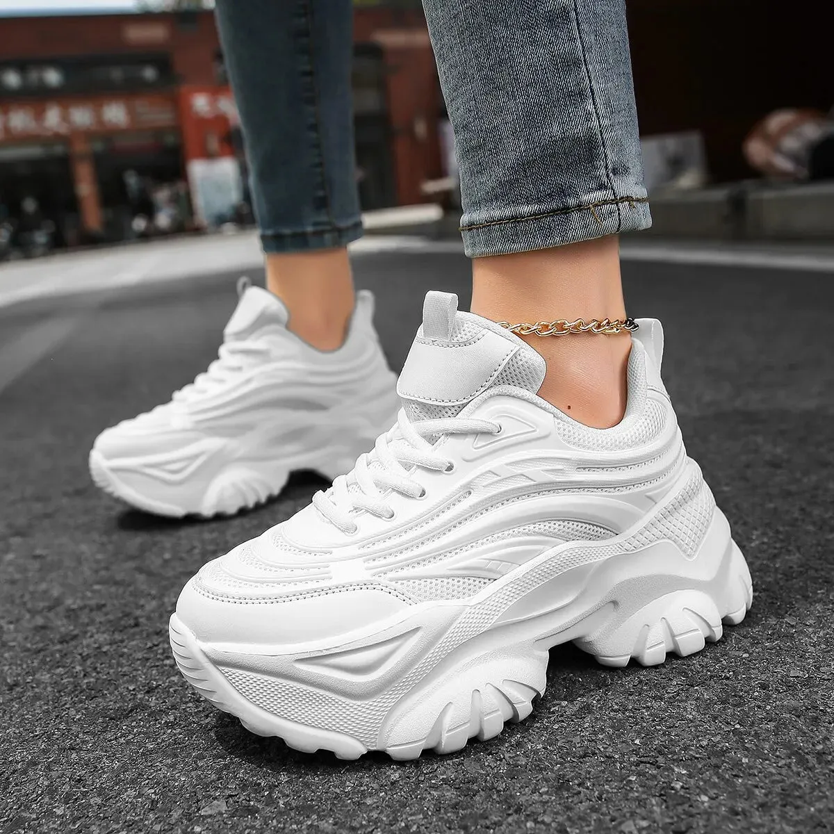 Zapatos deportivos informales para mujer