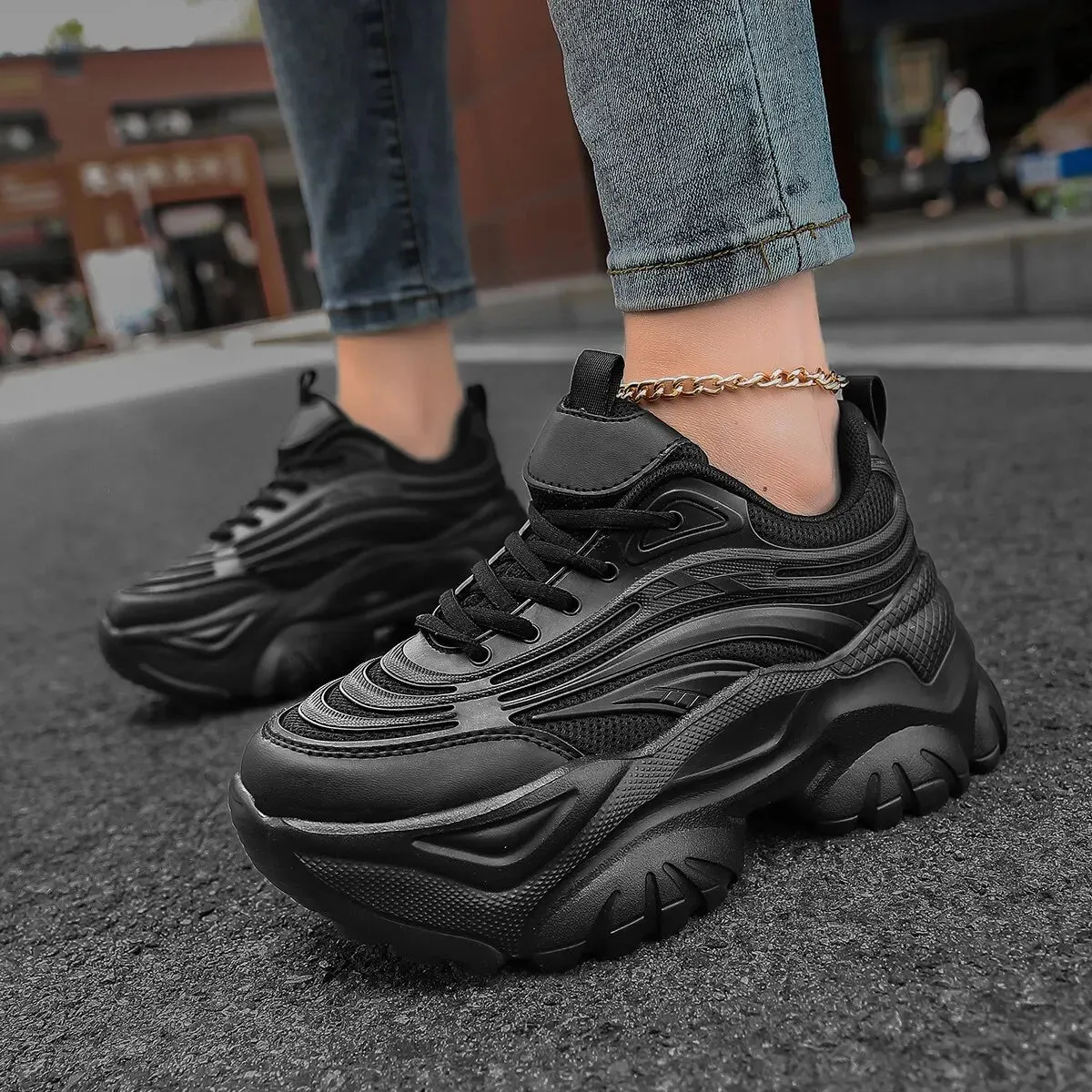 Zapatos deportivos informales para mujer
