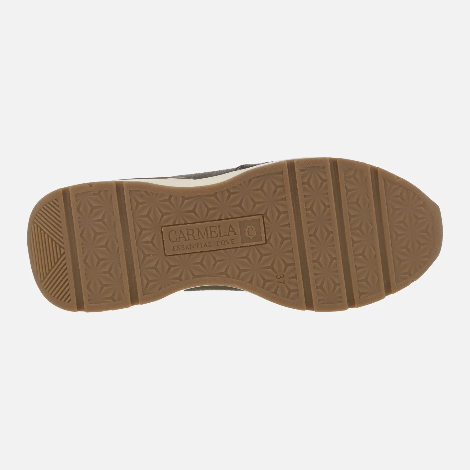 Zapatos deportivos multimaterial con cremallera central para mujer