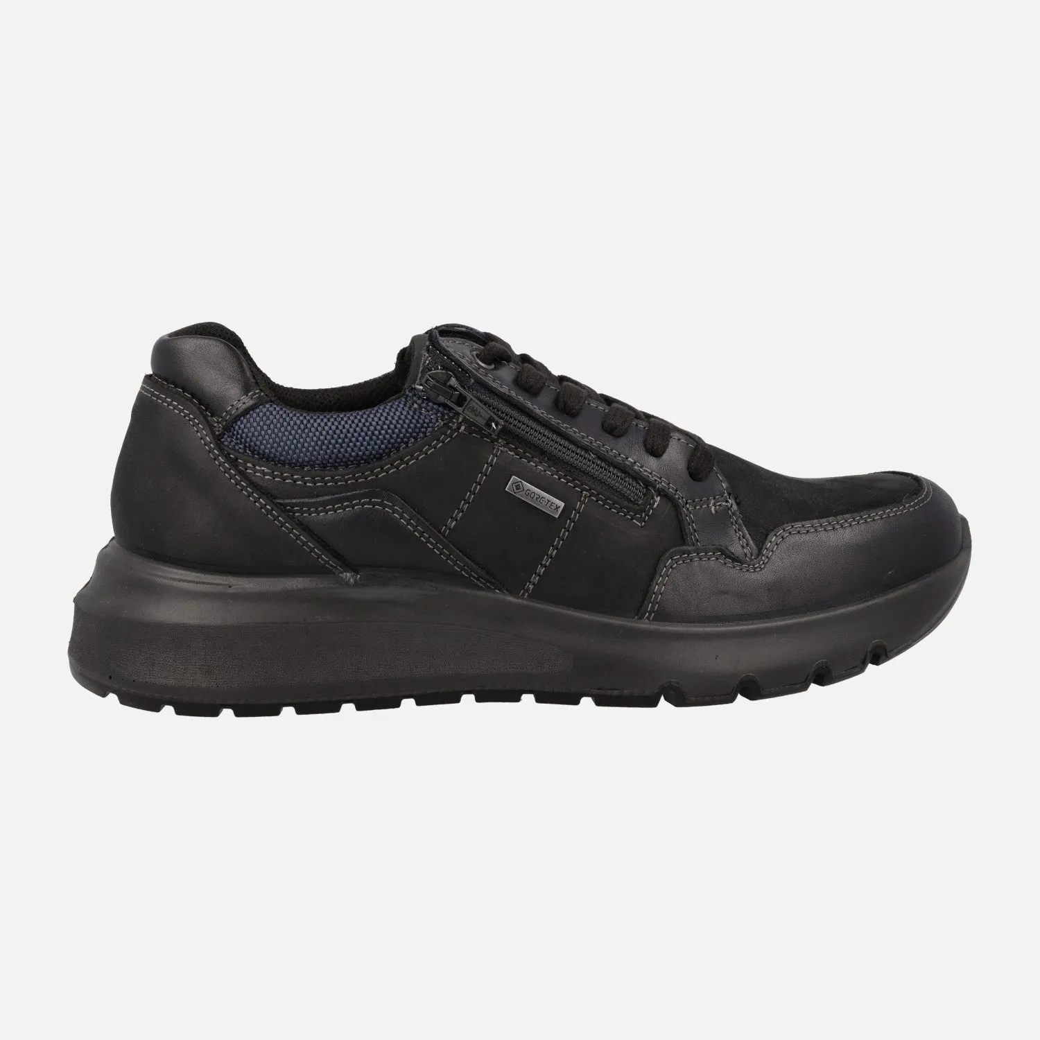 ZAPATOS DEPORTIVOS NEGROS PARA HOMBRE CON MEMBRANA GORETEX