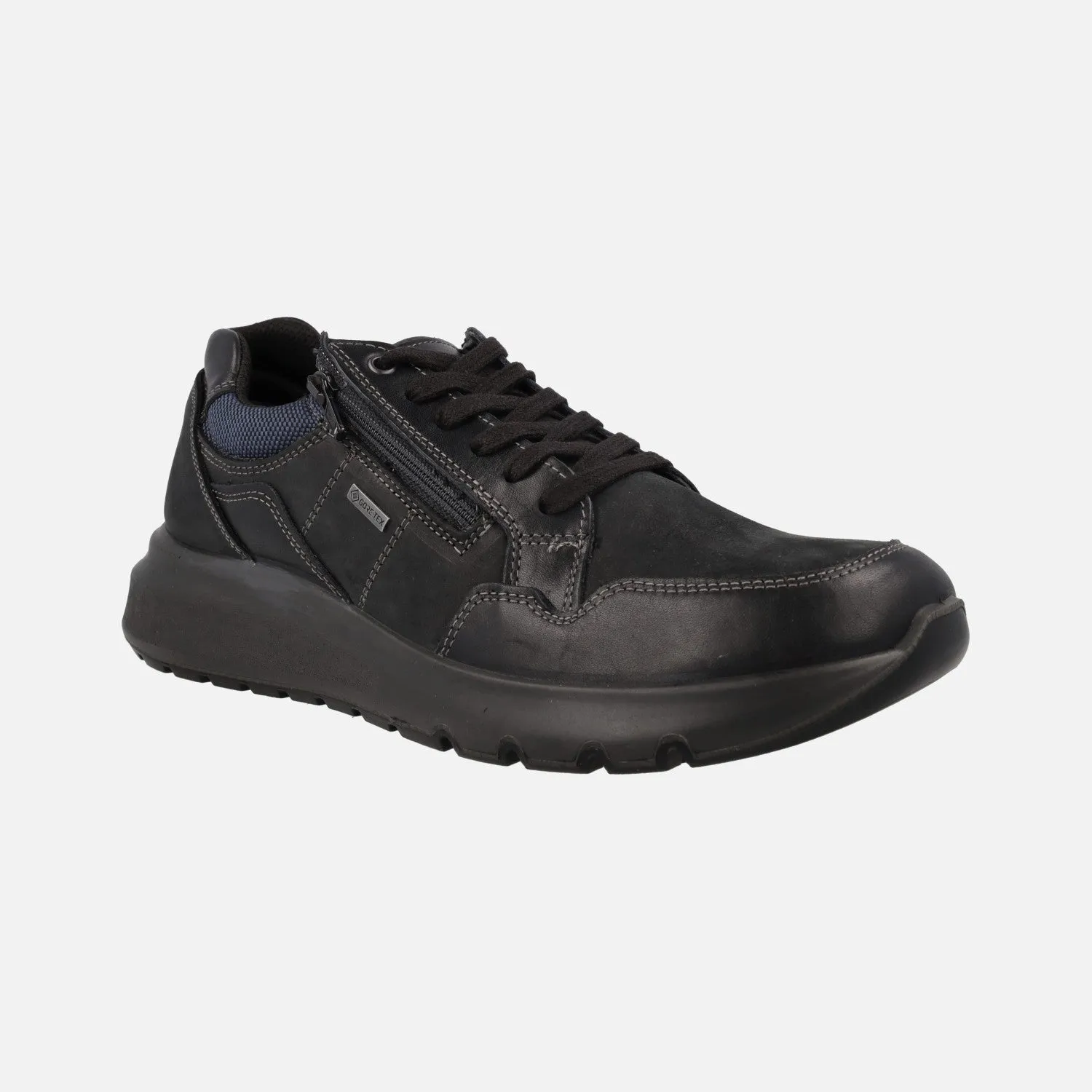 ZAPATOS DEPORTIVOS NEGROS PARA HOMBRE CON MEMBRANA GORETEX