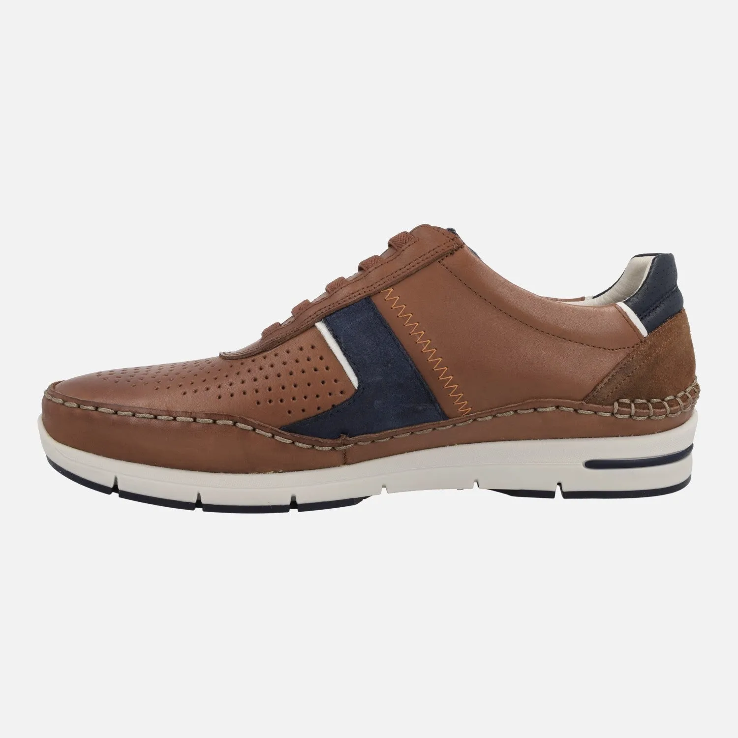 Zapatos deportivos para hombre con cordones elásticos