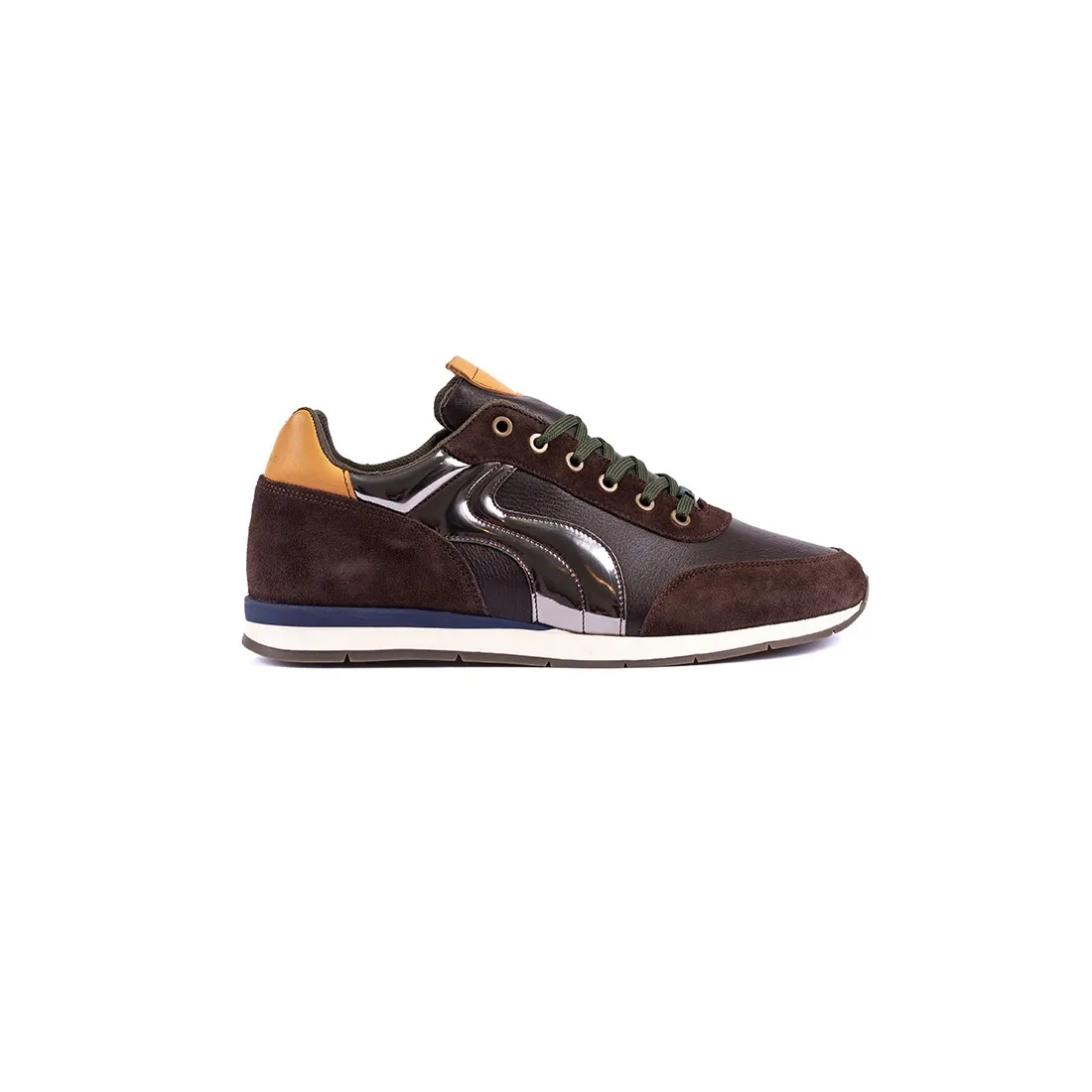 ZAPATOS DEPORTIVOS SNEAKERS EN CUERO AMBITIOUS  DE8215AM