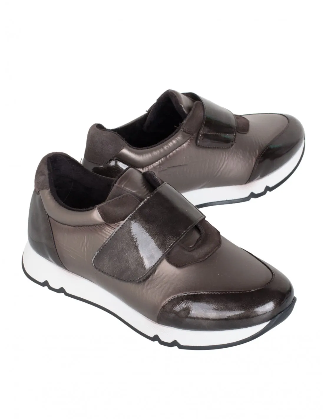 Zapatos Deportivos Velcro Marrones DOCTOR CUTILLAS