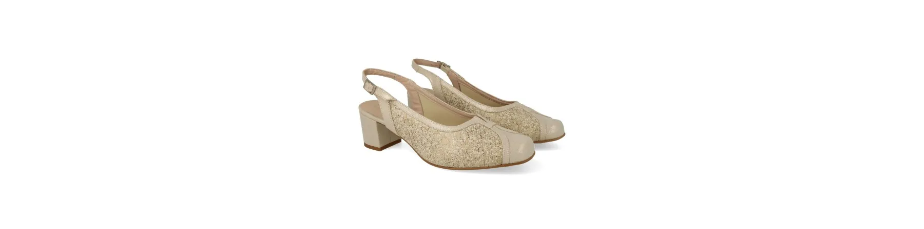 ZAPATOS DESTALONADOS MUJER MOD. MASSALA BEIGE