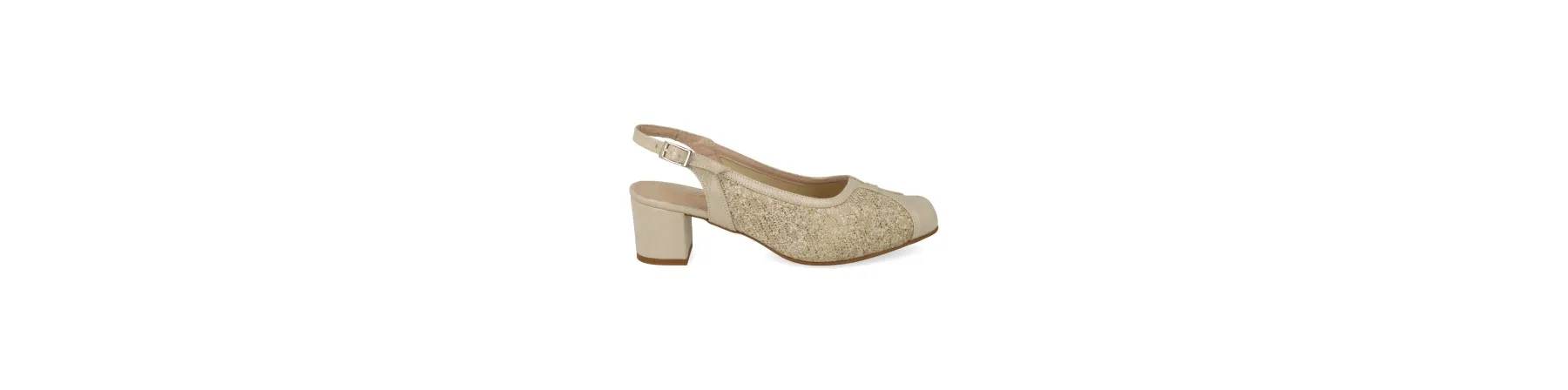 ZAPATOS DESTALONADOS MUJER MOD. MASSALA BEIGE
